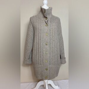 Donna Karan Wool/Cashmere Oversized Cardigan